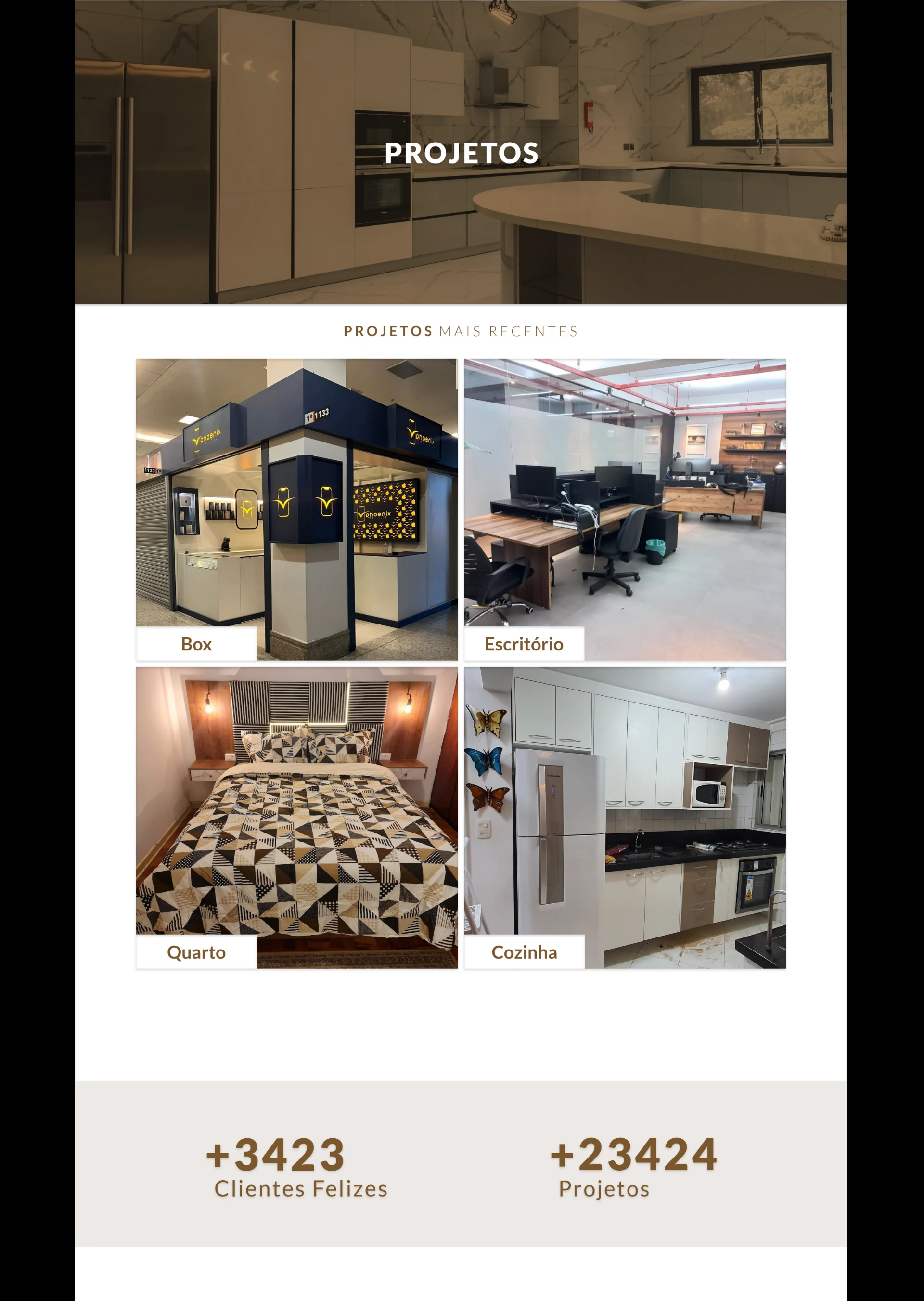 Wood Look website project gallery